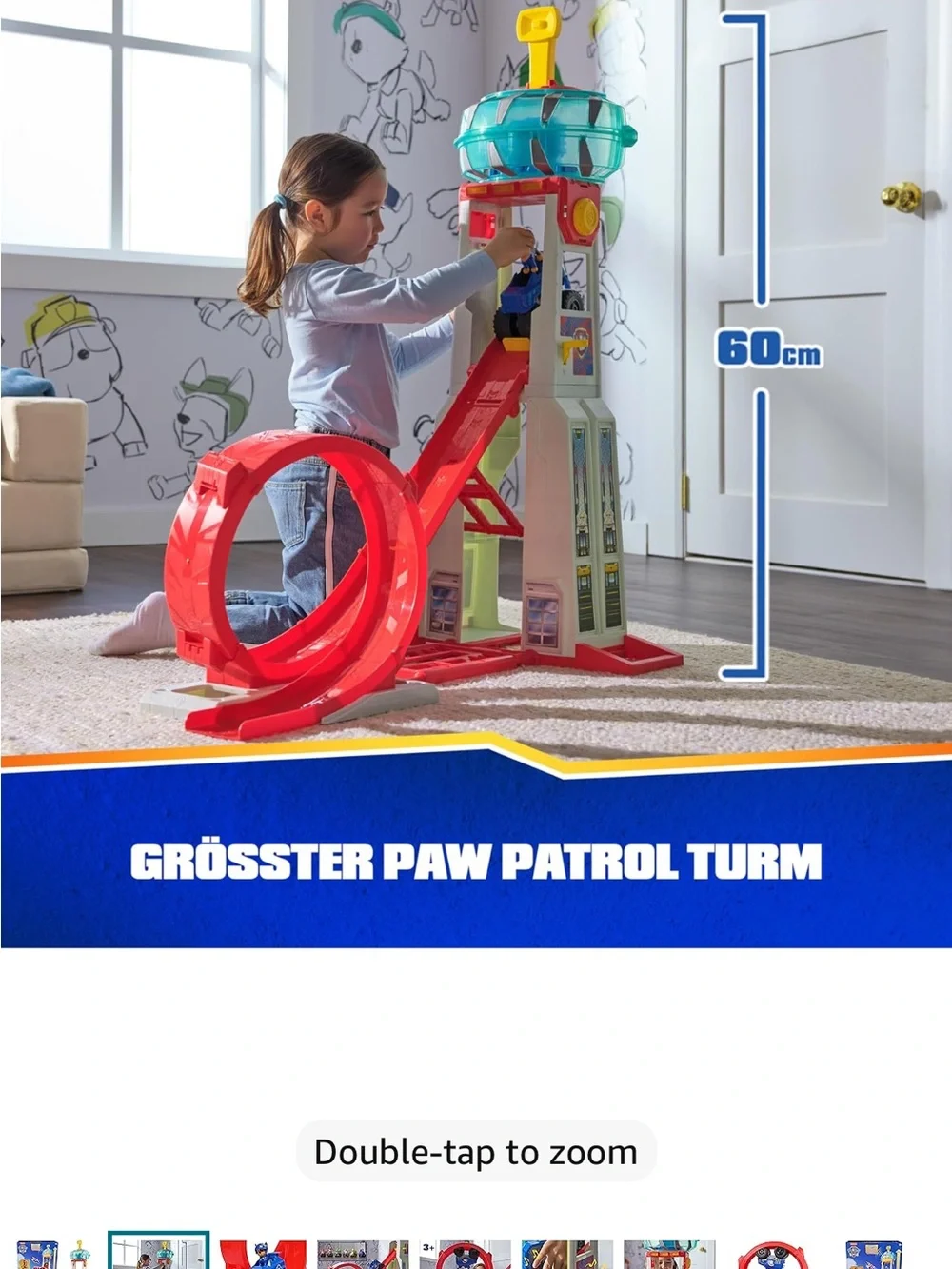 PAW patrol station with 2 trucks
